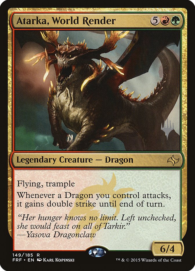 Atarka, World Render (PPM21-149) - Fate Reforged Promos