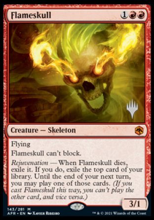 Flameskull (PPAFR-143) - Adventures in the Forgotten Realms Promos