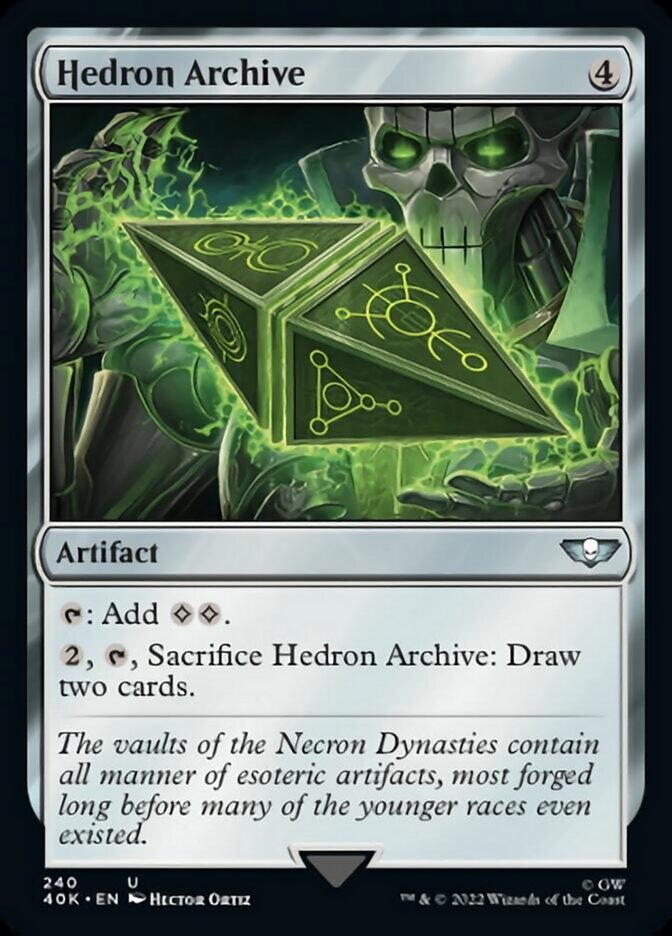 Hedron Archive (Surge Foil) (40K-240) - Warhammer 40,000 Commander Foil
