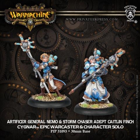Artificer General Nemo and Storm Chaster Adept Caitlin Finch - PIP31093 (Online Only)