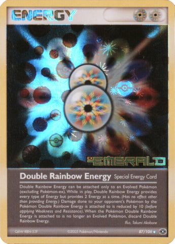 Double Rainbow Energy/106 - Emerald Reverse Holofoil
