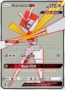 Kartana GX (Full Art) 106/111 - SM  Crimson Invasion Holofoil
