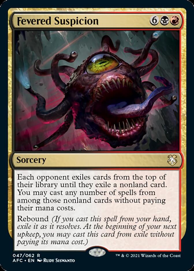 Fevered Suspicion (AFC-047) - Forgotten Realms Commander