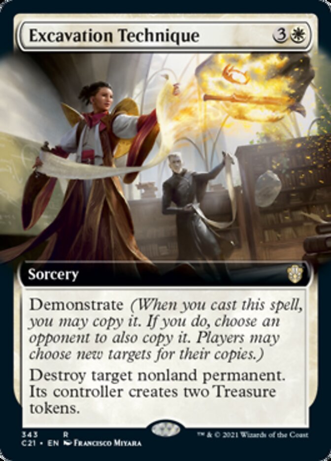 Excavation Technique (Extended Art) (C21-343) - Commander 2021: (Extended Art)
