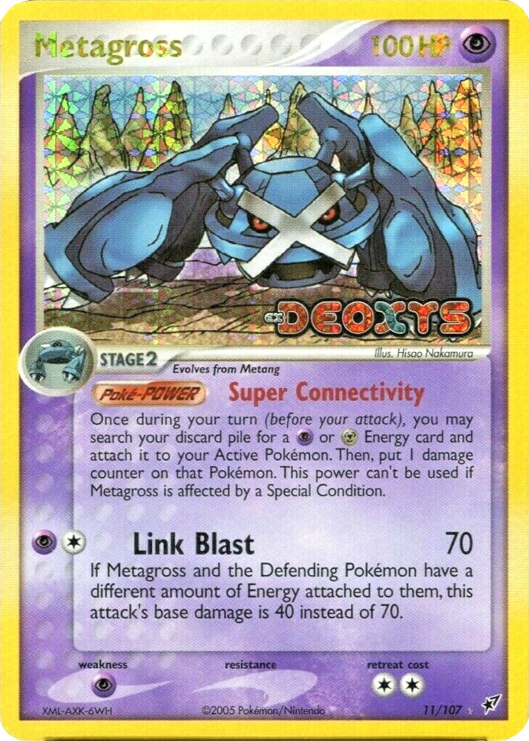 Metagross/107 - Deoxys Reverse Holofoil