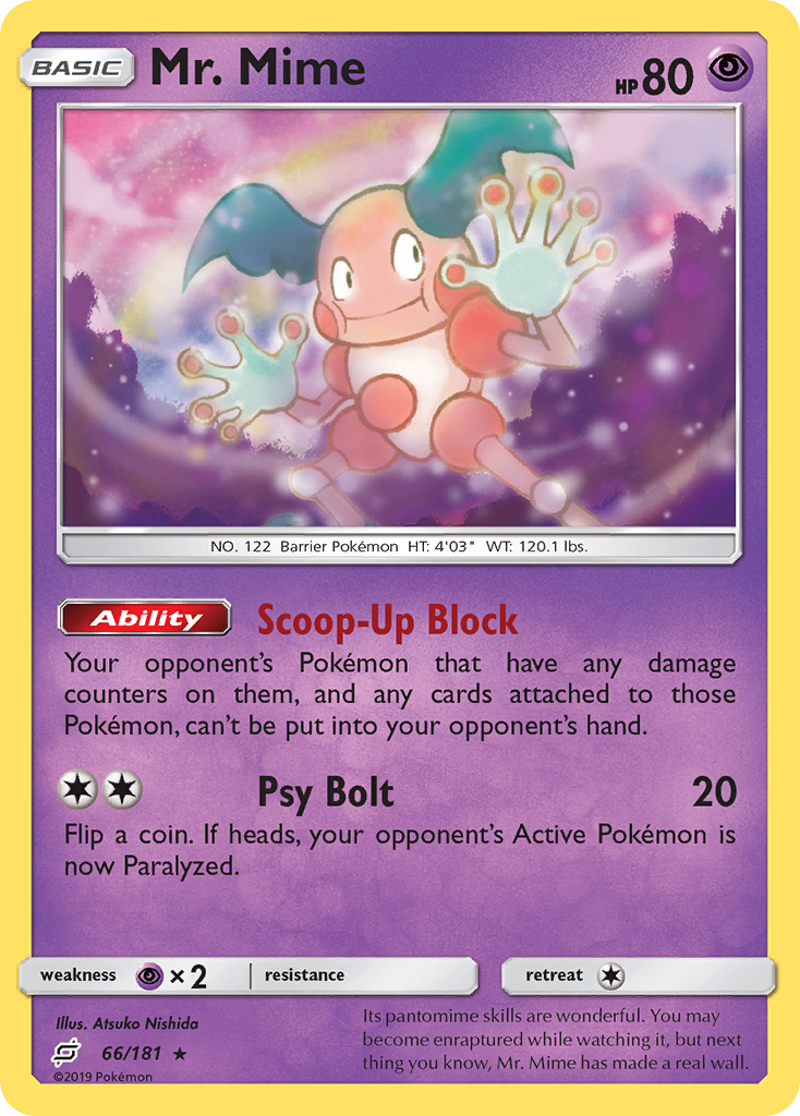 Mr. Mime 66/181 - SM  Team Up
