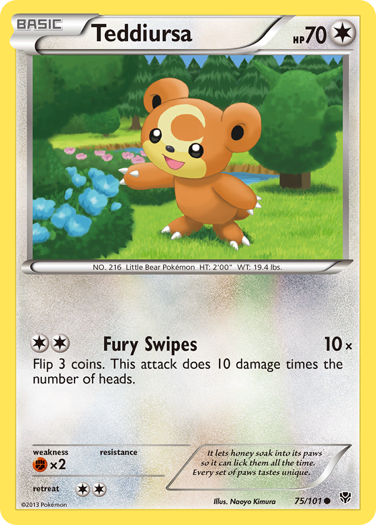 Teddiursa 75/101 - Plasma Blast