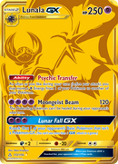Lunala GX (Secret Rare)/156 - SM  Ultra Prism Holofoil