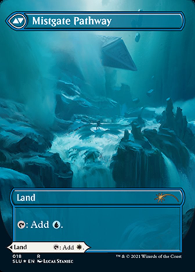 Hengegate Pathway (Borderless) (SLU-018) - Secret Lair: Ultimate Edition: (Showcase) (Borderless) Foil