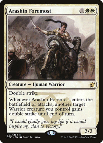 Arashin Foremost (DTK-003) - Dragons of Tarkir