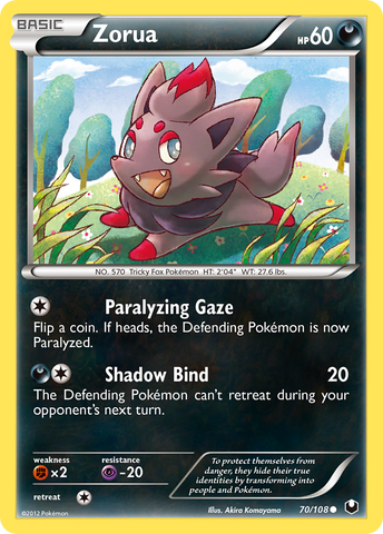 Zorua (70) 70/108 - Dark Explorers