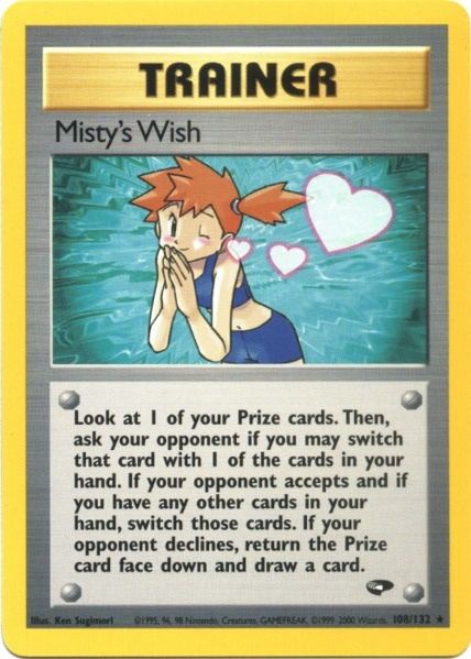 Misty's Wish 108/132 - Gym Challenge Unlimited