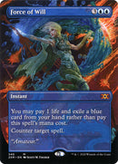 Force of Will (Borderless) (2XM-340) - Double Masters (Borderless)