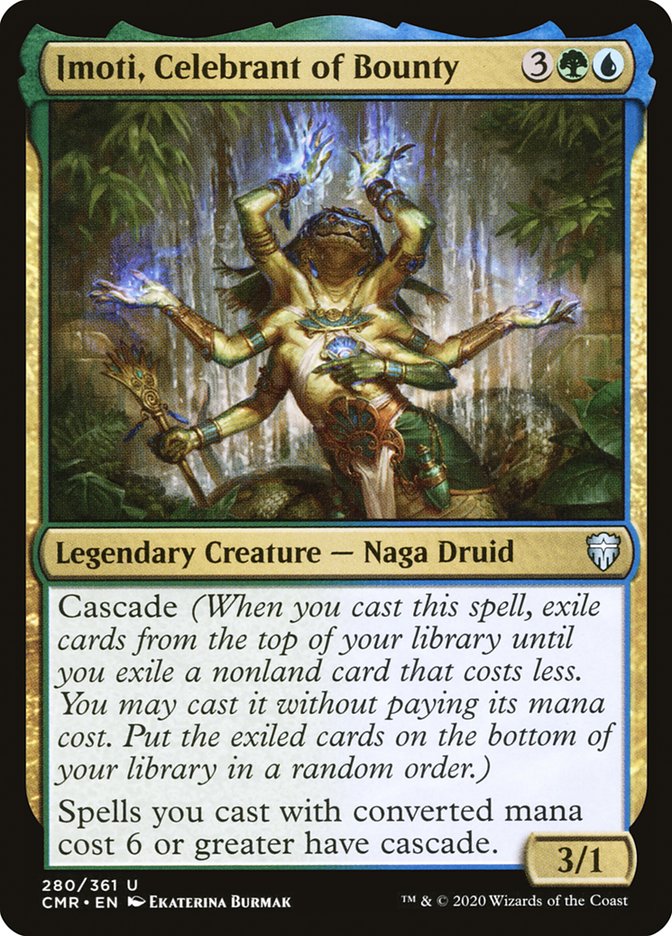 Imoti, Celebrant of Bounty (CMR-280) - Commander Legends