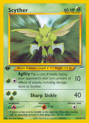 Scyther/105 - Neo Destiny 1st Edition