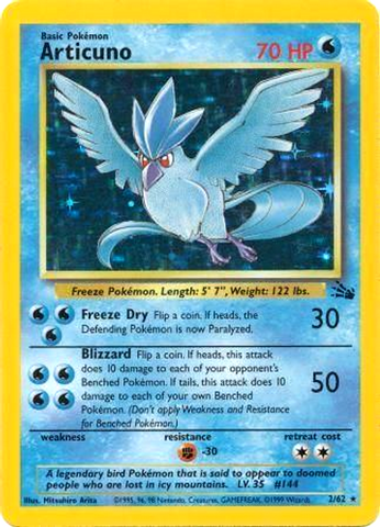 Articuno (2) 2/62 - Fossil