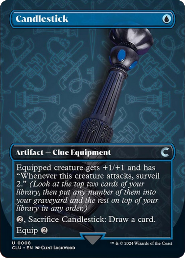 Candlestick (Borderless) (CLU-008) - Ravnica: Clue Edition (Borderless)