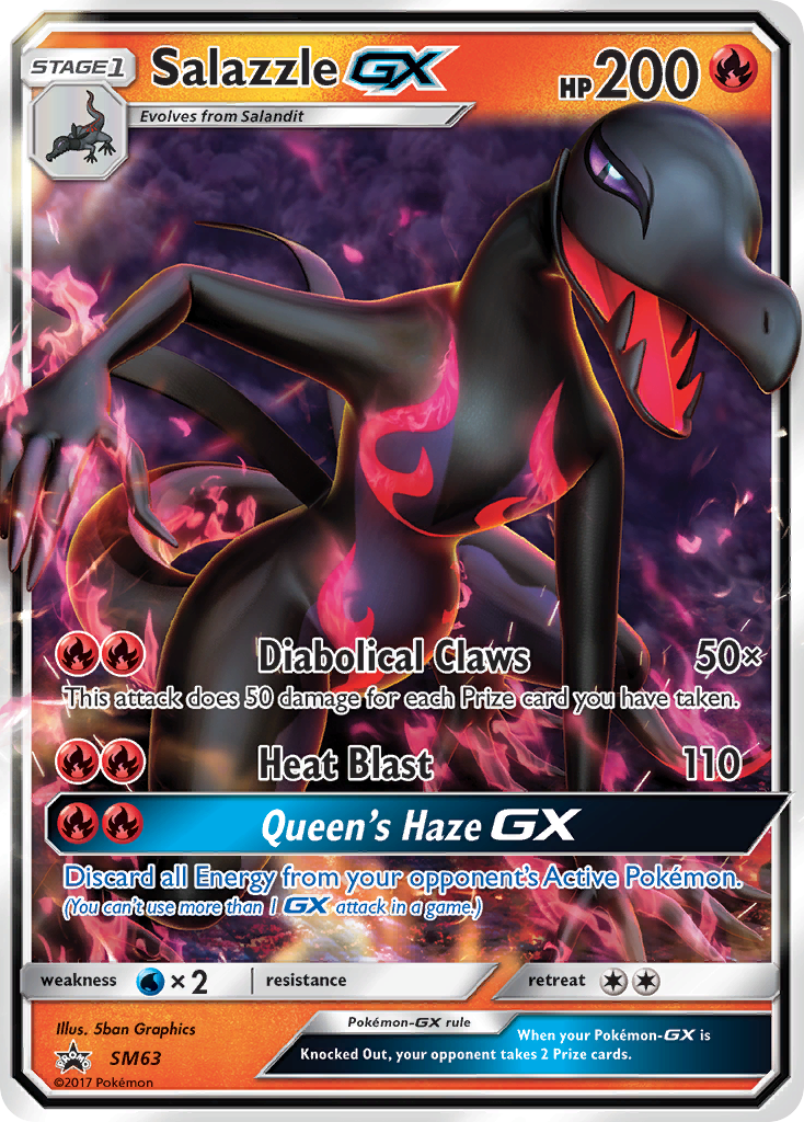 Salazzle GX - SM63 SM63/248 - SM Promos Holofoil