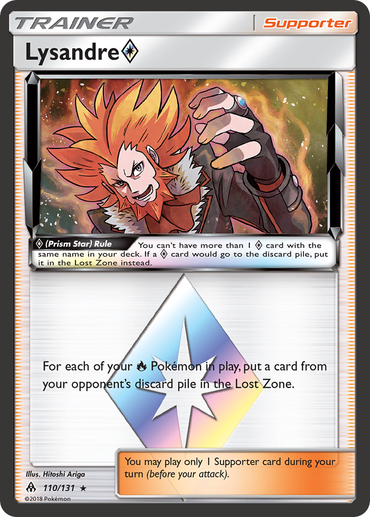Lysandre Prism Star 110/131 - SM  Forbidden Light Holofoil