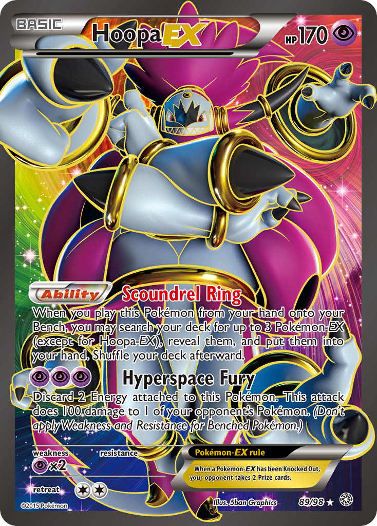 Hoopa EX (89 Full Art)/98 - XY  Ancient Origins Holofoil