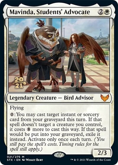 Mavinda, Students' Advocate (PRE-21S) - Strixhaven: School of Mages Promos Foil