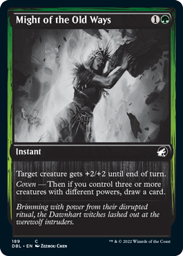 Might of the Old Ways (DBL-189) - Innistrad: Double Feature