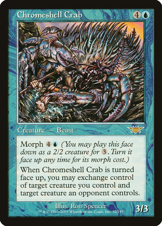 Chromeshell Crab (LGN-032) - Legions