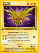 Zapdos (30) 30/62 - Fossil 1st Edition
