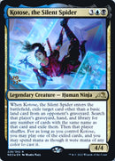 Kotose, the Silent Spider (PRE-228) - Kamigawa: Neon Dynasty Promos Foil