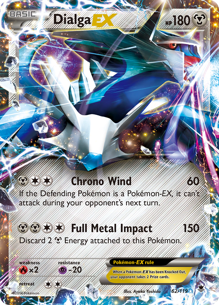 Dialga EX 62/119 - XY  Phantom Forces Holofoil