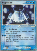 Regice ex/106 - Emerald Holofoil