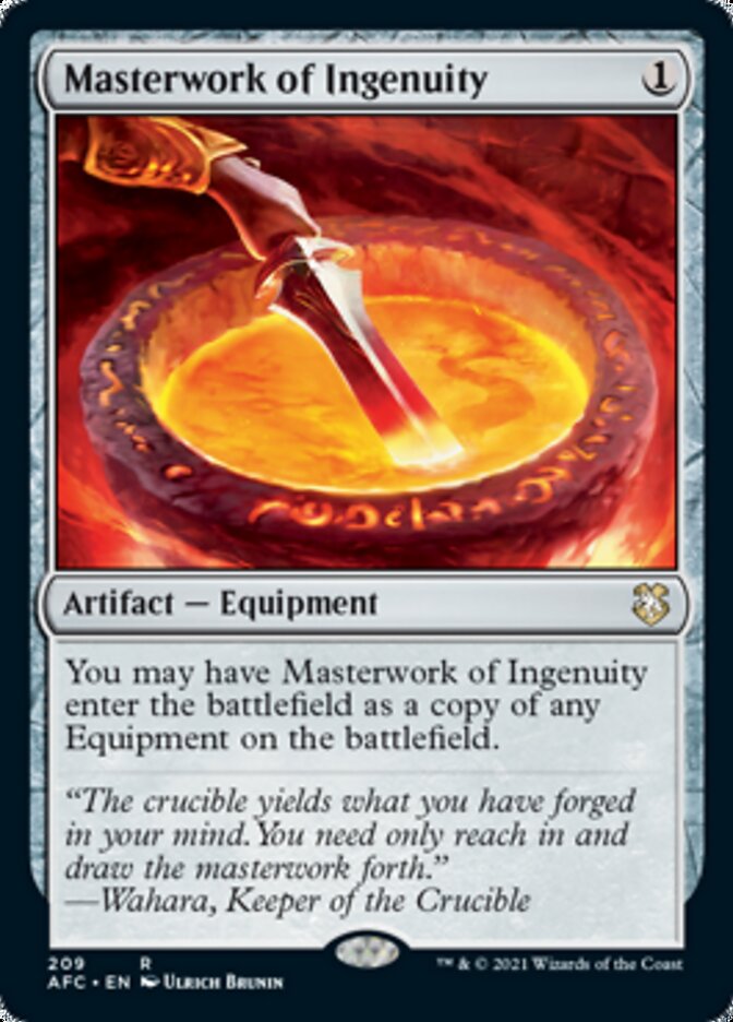 Masterwork of Ingenuity (AFC-209) - Forgotten Realms Commander