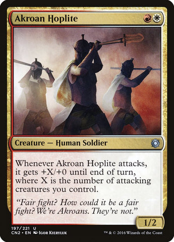 Akroan Hoplite (CN2-197) - Conspiracy: Take the Crown