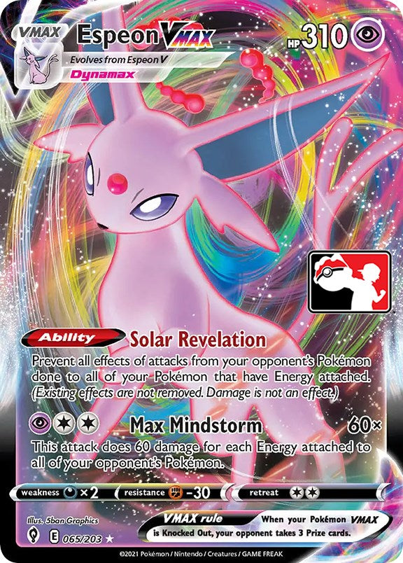 Espeon VMAX - Prize Pack Series Cards Holofoil