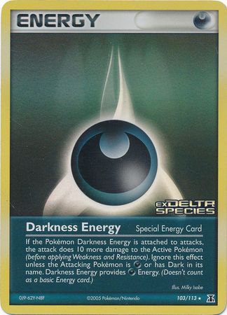 Darkness Energy (Special) 103/113 - Delta Species Reverse Holofoil