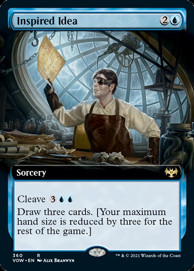 Inspired Idea (Extended Art) (VOW-360) - Innistrad: Crimson Vow: (Extended Art)