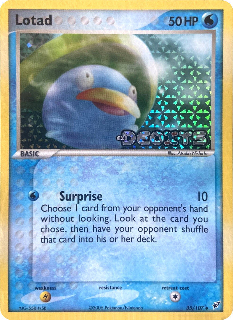 Lotad - 035/107/107 - Deoxys Reverse Holofoil