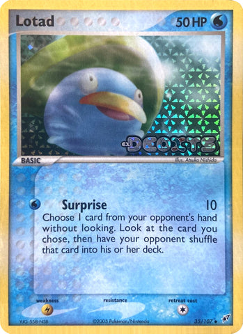 Lotad - 035/107/107 - Deoxys Reverse Holofoil