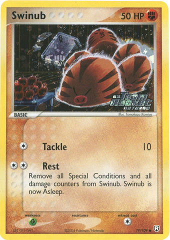 Swinub 79/109 - Team Rocket Returns Reverse Holofoil