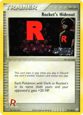 Rocket's Hideout 87/109 - Team Rocket Returns Reverse Holofoil