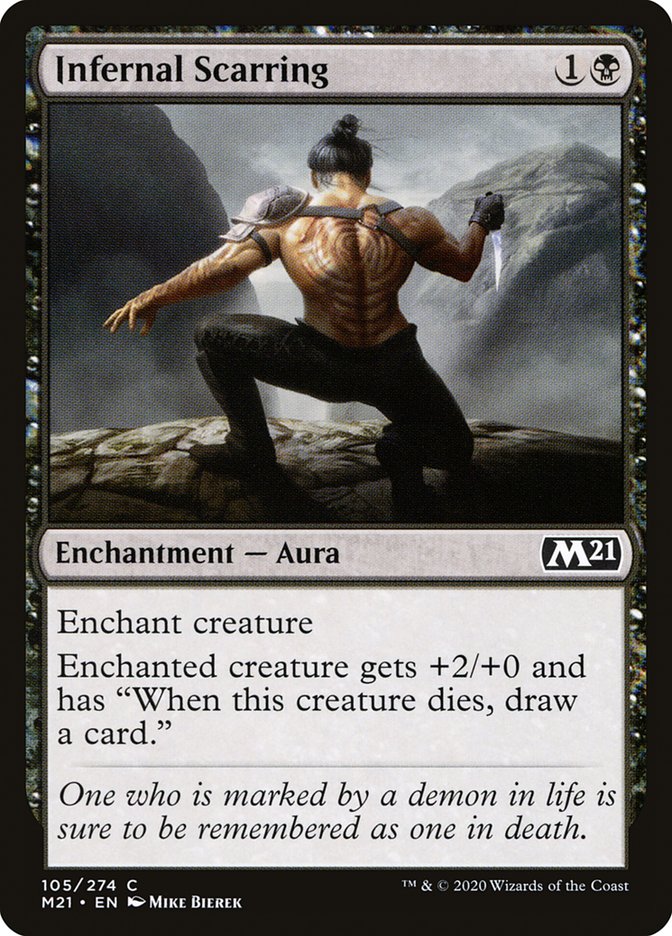 Infernal Scarring (M21-105) - Core Set 2021