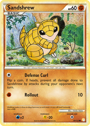 Sandshrew 79/123 - HeartGold SoulSilver