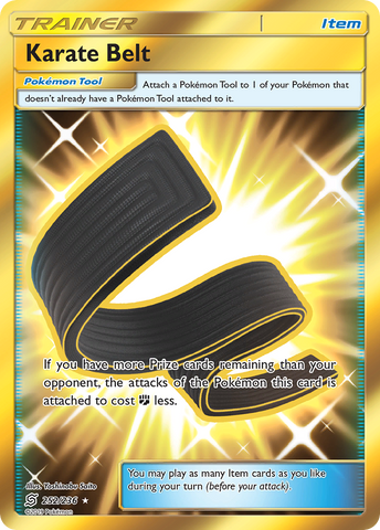 Karate Belt (Secret)/236 - SM  Unified Minds Holofoil