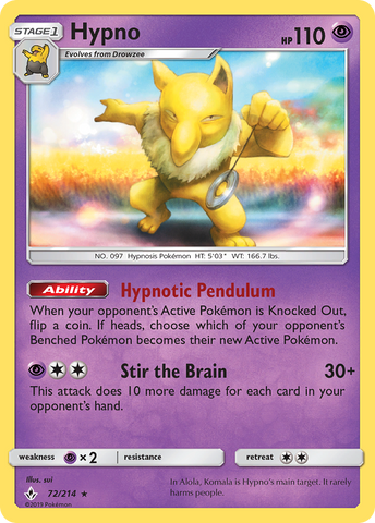 Hypno/214 - SM  Unbroken Bonds