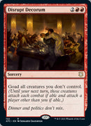 Disrupt Decorum (AFC-122) - Forgotten Realms Commander