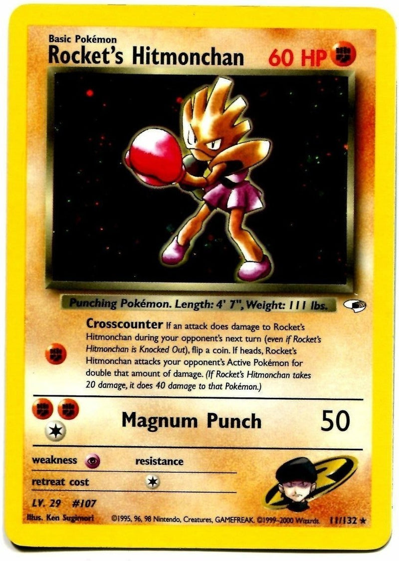Rocket's Hitmonchan 11/132 - Gym Heroes