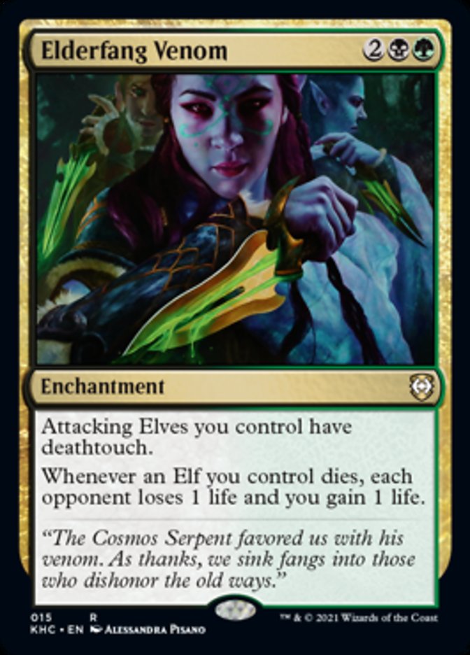 Elderfang Venom (KHC-015) - Kaldheim Commander