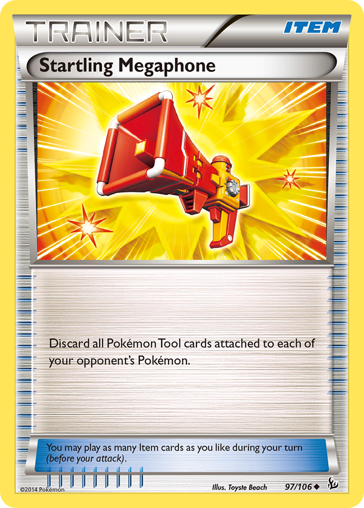 Startling Megaphone 97/106 - XY  Flashfire