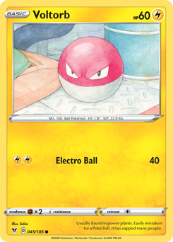 Voltorb 45/185 - SWSH04 Vivid Voltage