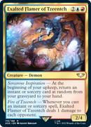 Exalted Flamer of Tzeentch (Surge Foil) (40K-119) - Warhammer 40,000 Commander Foil